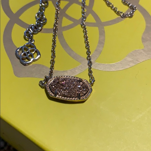 Kendra Scott Gold Druzy Necklace - Picture 3 of 3